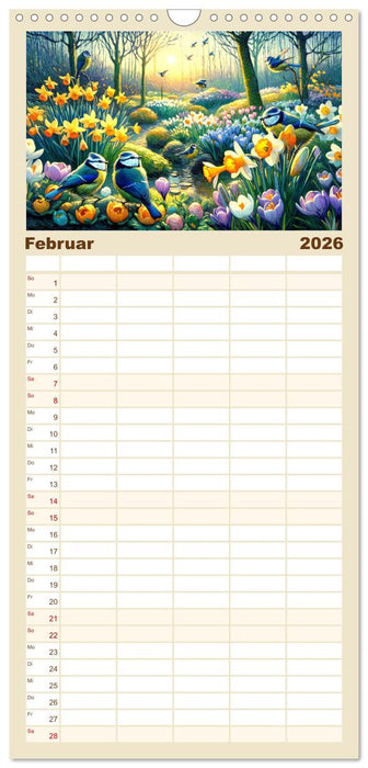 Eine Hommage an van Gogh (CALVENDO Familienplaner 2026)