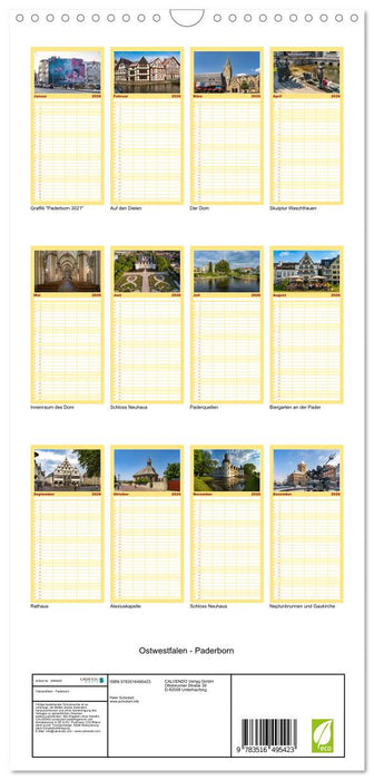 Ostwestfalen - Paderborn (CALVENDO Familienplaner 2026)