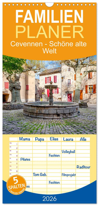 Cevennen - Schöne alte Welt (CALVENDO Familienplaner 2026)