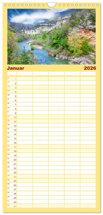 Cevennen - Schöne alte Welt (CALVENDO Familienplaner 2026)