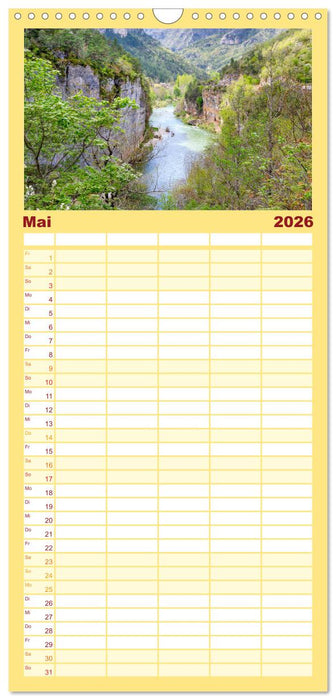 Cevennen - Schöne alte Welt (CALVENDO Familienplaner 2026)