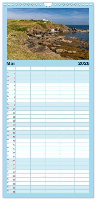 Vereinigtes Königreich - Cornwall (CALVENDO Familienplaner 2026)