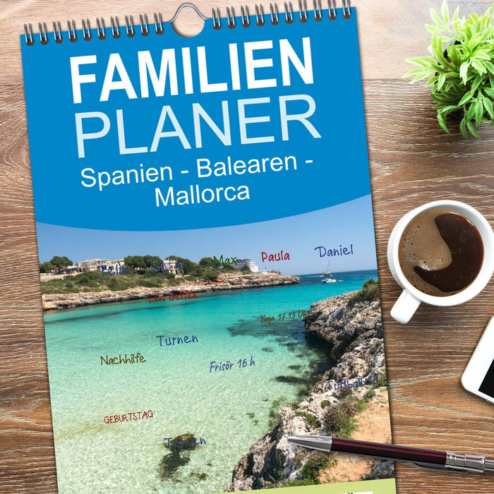Spanien - Balearen - Mallorca (CALVENDO Familienplaner 2026)