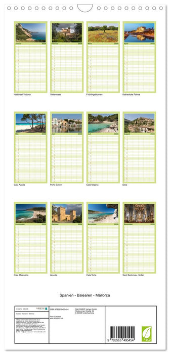 Spanien - Balearen - Mallorca (CALVENDO Familienplaner 2026)