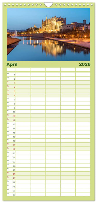 Spanien - Balearen - Mallorca (CALVENDO Familienplaner 2026)