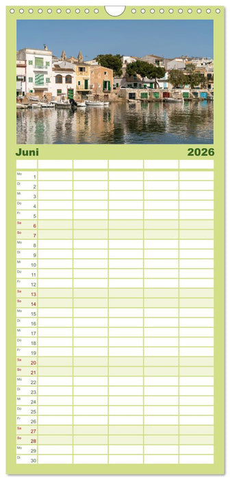 Spanien - Balearen - Mallorca (CALVENDO Familienplaner 2026)