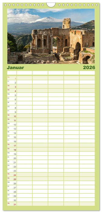 Traumhaftes Italien (CALVENDO Familienplaner 2026)