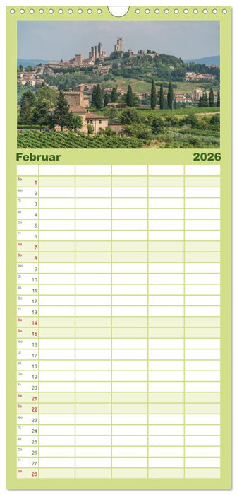 Traumhaftes Italien (CALVENDO Familienplaner 2026)