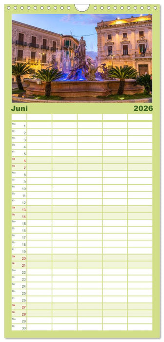 Traumhaftes Italien (CALVENDO Familienplaner 2026)