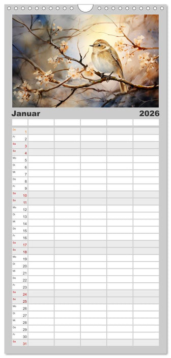 Im Schutz der Dunkelheit (CALVENDO Familienplaner 2026)