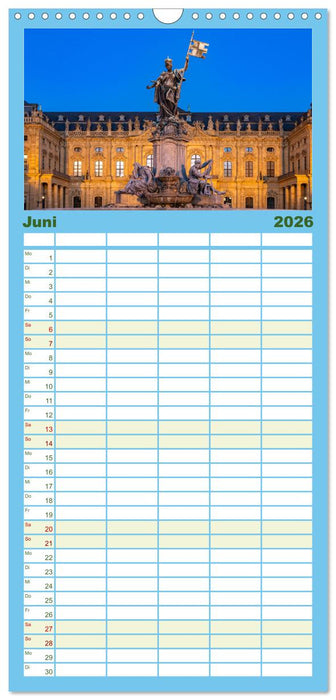 Bayern bei Nacht (CALVENDO Familienplaner 2026)