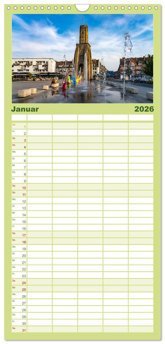 Frankreich - Calais und die Opalküste (CALVENDO Familienplaner 2026)