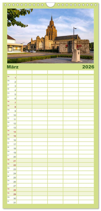 Frankreich - Calais und die Opalküste (CALVENDO Familienplaner 2026)