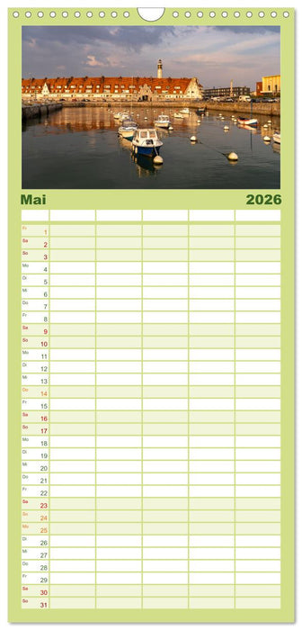 Frankreich - Calais und die Opalküste (CALVENDO Familienplaner 2026)