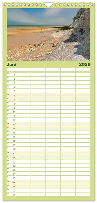 Frankreich - Calais und die Opalküste (CALVENDO Familienplaner 2026)