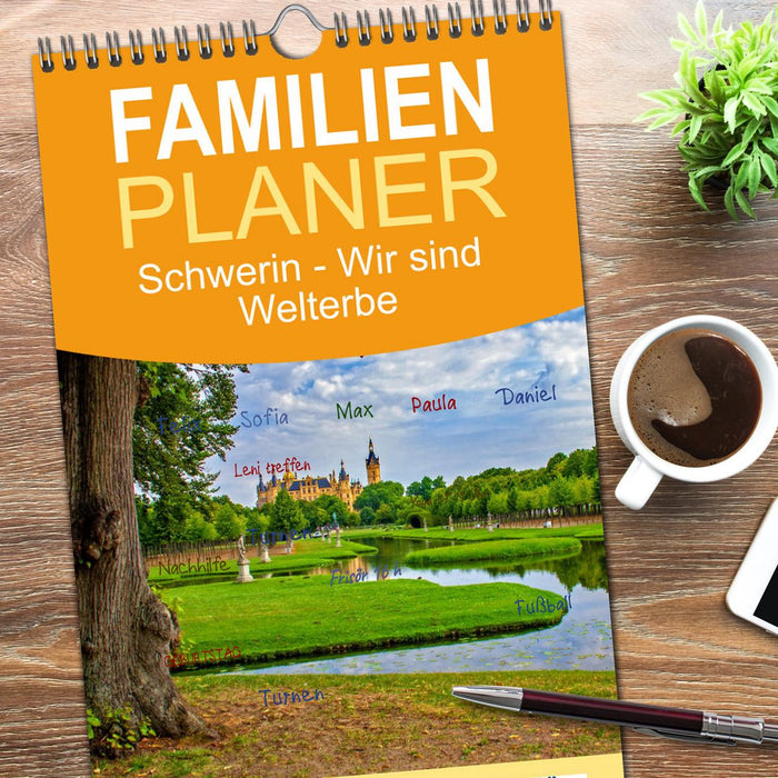 Schwerin - Wir sind Welterbe (CALVENDO Familienplaner 2026)