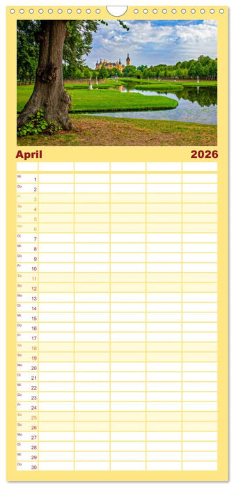 Schwerin - Wir sind Welterbe (CALVENDO Familienplaner 2026)