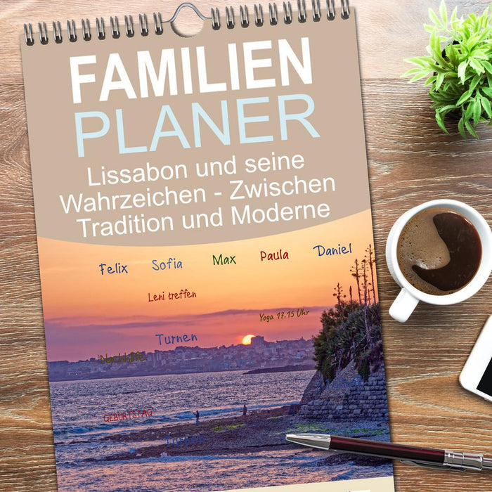 Lissabon und seine Wahrzeichen - Zwischen Tradition und Moderne (CALVENDO Familienplaner 2026)