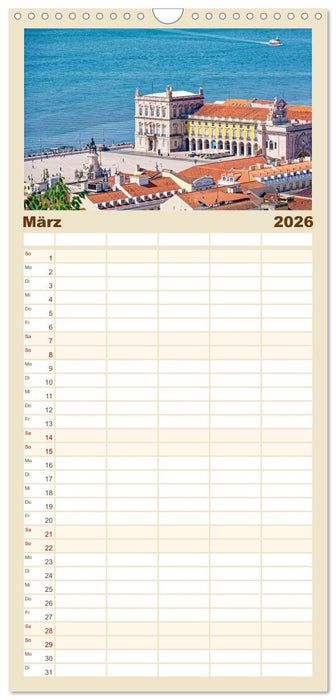 Lissabon und seine Wahrzeichen - Zwischen Tradition und Moderne (CALVENDO Familienplaner 2026)