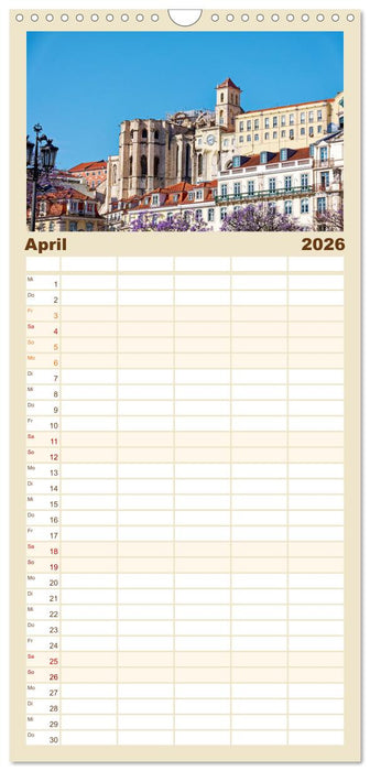 Lissabon und seine Wahrzeichen - Zwischen Tradition und Moderne (CALVENDO Familienplaner 2026)
