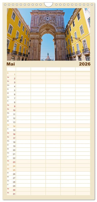 Lissabon und seine Wahrzeichen - Zwischen Tradition und Moderne (CALVENDO Familienplaner 2026)