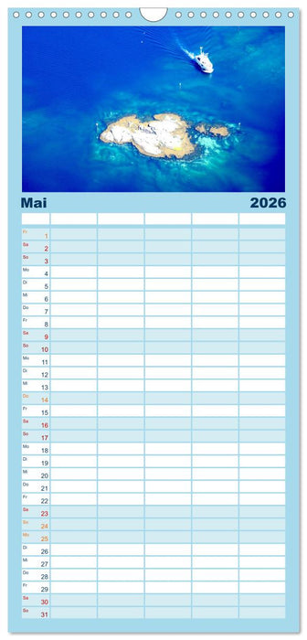 Norwegen - Unterwegs auf den Lofoten (CALVENDO Familienplaner 2026)