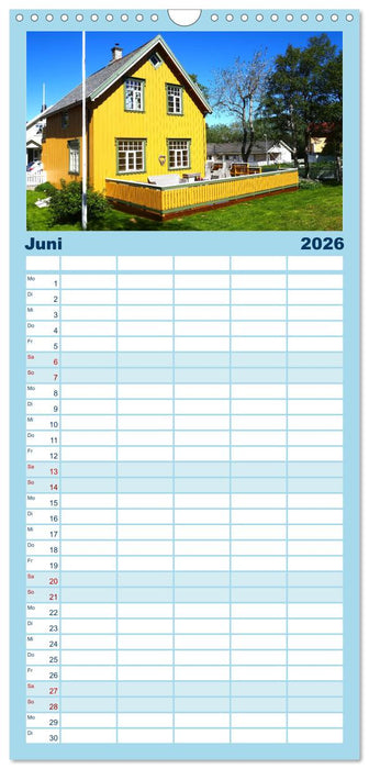 Norwegen - Unterwegs auf den Lofoten (CALVENDO Familienplaner 2026)