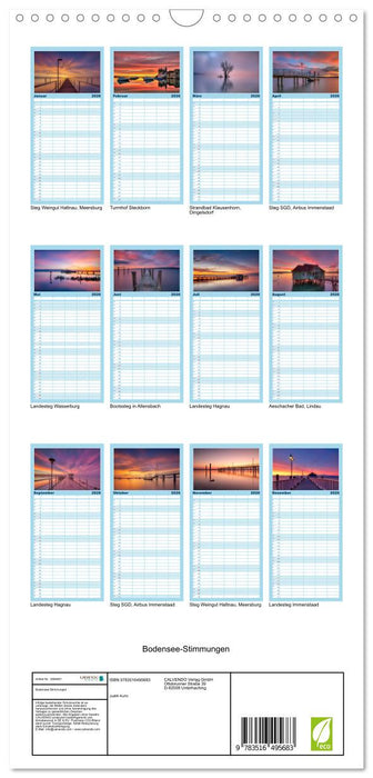 Bodensee-Stimmungen (CALVENDO Familienplaner 2026)