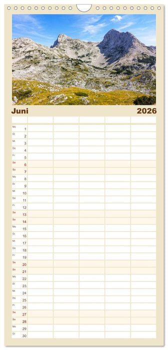 Sutjeska-Nationalpark (CALVENDO Familienplaner 2026)