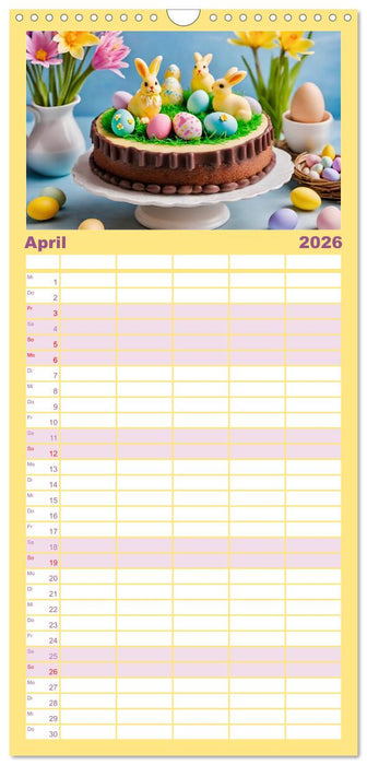Tortenträume - Traumtorten (CALVENDO Familienplaner 2026)
