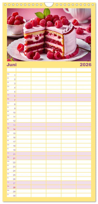 Tortenträume - Traumtorten (CALVENDO Familienplaner 2026)