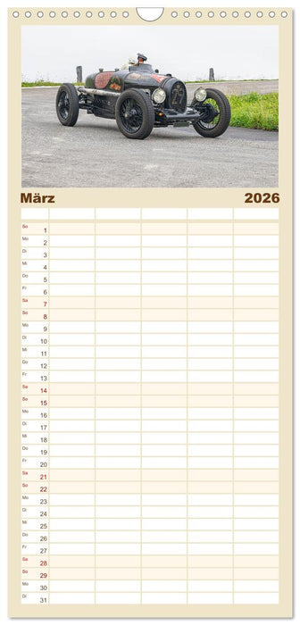 Bergrennen – Klausenpass (CALVENDO Familienplaner 2026)