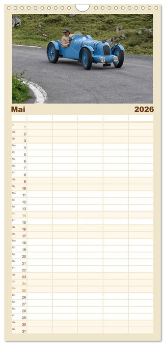 Bergrennen – Klausenpass (CALVENDO Familienplaner 2026)