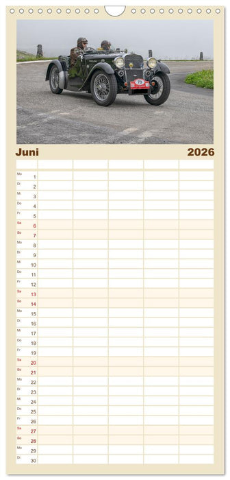 Bergrennen – Klausenpass (CALVENDO Familienplaner 2026)