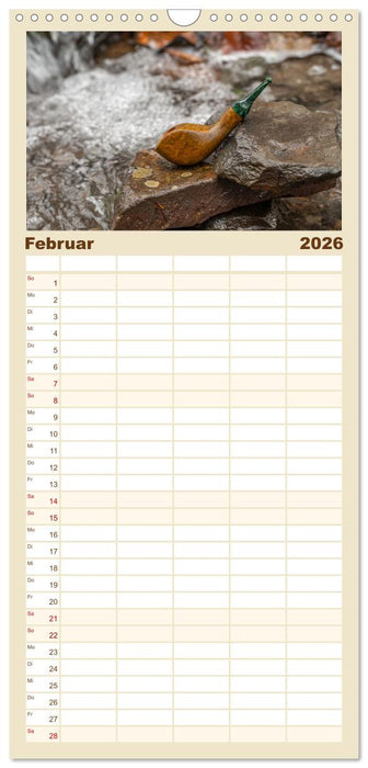 Tabakpfeifenkunst (CALVENDO Familienplaner 2026)