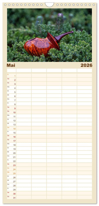 Tabakpfeifenkunst (CALVENDO Familienplaner 2026)