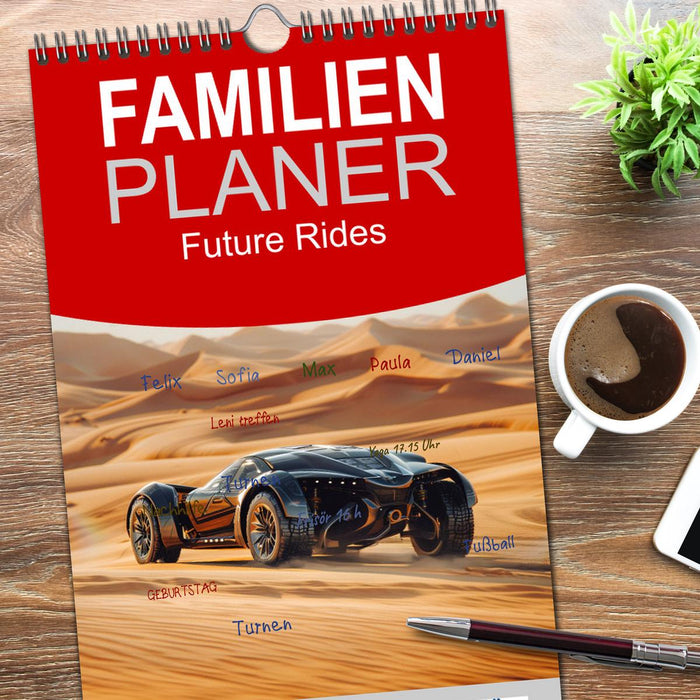 Future Rides (CALVENDO Familienplaner 2026)