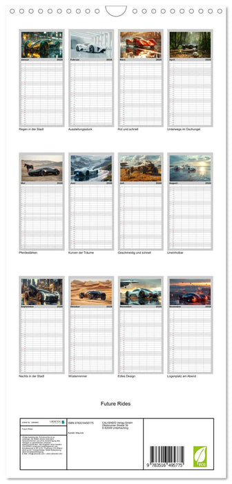 Future Rides (CALVENDO Familienplaner 2026)