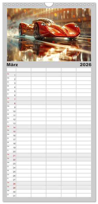 Future Rides (CALVENDO Familienplaner 2026)