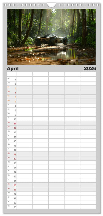 Future Rides (CALVENDO Familienplaner 2026)