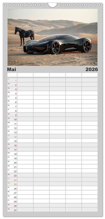 Future Rides (CALVENDO Familienplaner 2026)