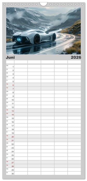 Future Rides (CALVENDO Familienplaner 2026)