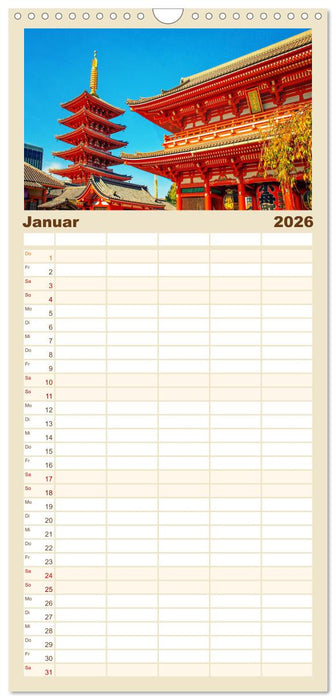 Tokio - Tradition und Moderne (CALVENDO Familienplaner 2026)