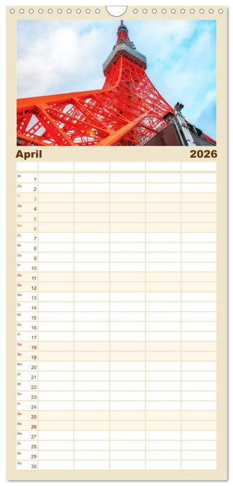 Tokio - Tradition und Moderne (CALVENDO Familienplaner 2026)