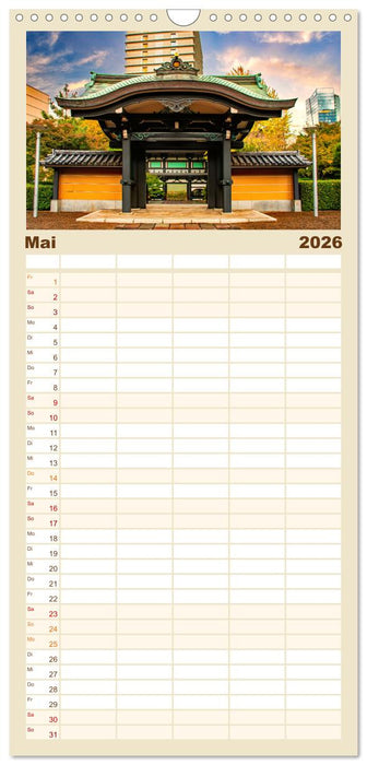 Tokio - Tradition und Moderne (CALVENDO Familienplaner 2026)