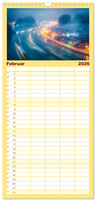 Berühmte Wahrzeichen (CALVENDO Familienplaner 2026)