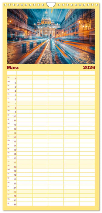 Berühmte Wahrzeichen (CALVENDO Familienplaner 2026)