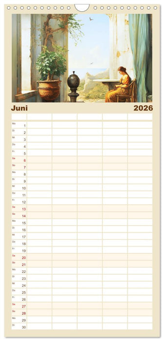 Szenen aus dem Antiken Griechenland (CALVENDO Familienplaner 2026)