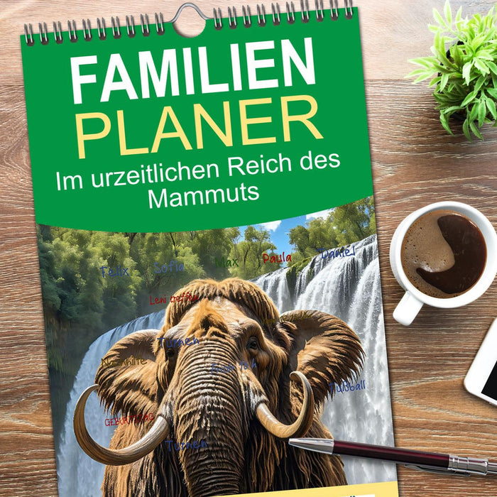 Im urzeitlichen Reich des Mammuts (CALVENDO Familienplaner 2026)