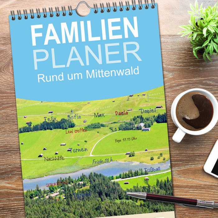 Rund um Mittenwald (CALVENDO Familienplaner 2026)